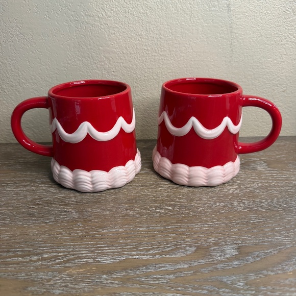 Target Other - NEW Target Bullseye Playground Valentines Day Cake Mugs set of 2